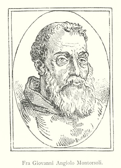 Fra Giovanni Angelo Montorsoli (Gravur) von Italian School