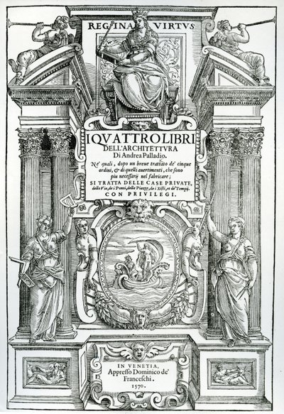 Frontispiz zu Quattro libri dell