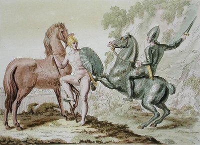 Griechische Kavallerie, Tafel 44 aus 