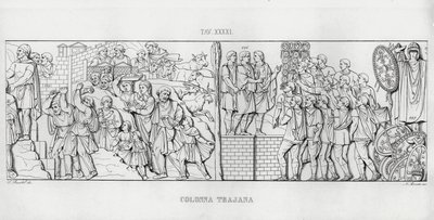 Die Trajanssäule von Italian School