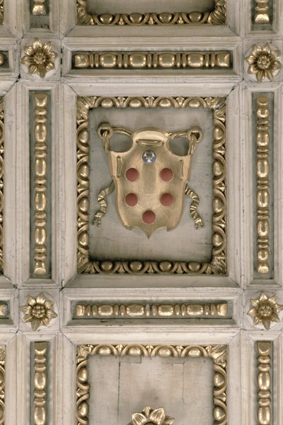 Medici-Wappen, vom Gesims der Kirche von Italian School