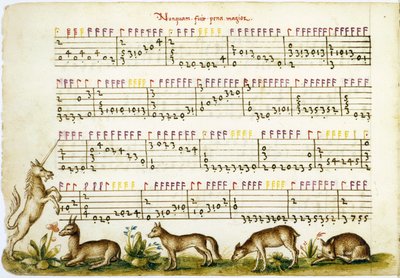 Notenblatt aus Compositione di Meser Vincenzo Capirola, komponiert von Vincenzo Capirola von Italian School