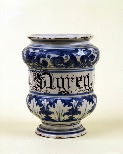 Apothekervase: Albarella. Museum für Wissenschaft und Technologie, Mailand von Italian School