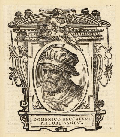 Porträt von Domenico di Pace Beccafumi, italienischer Renaissance-Maler von Italian School