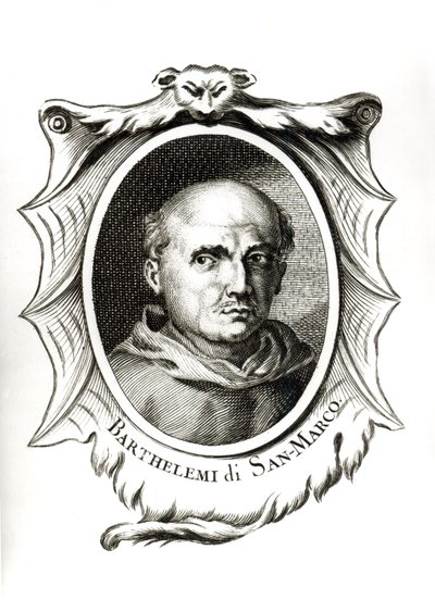 Porträt von Fra. Bartolomeo di San Marco von Italian School