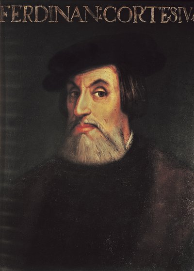 Porträt von Hernando Cortes (1485-1547) von Italian School