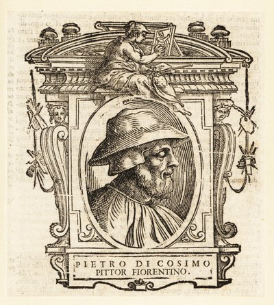 Porträt von Piero di Cosimo, auch bekannt als Piero di Lorenzo, italienischer Maler der Renaissance aus Florenz von Italian School