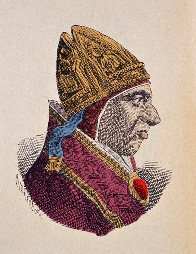 Porträt von Papst Kallistus III (1455-1458) von Italian School