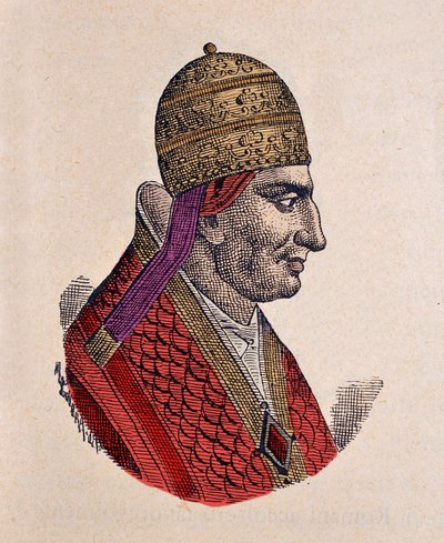 Porträt von Papst Gregor VI (1045-1046) von Italian School