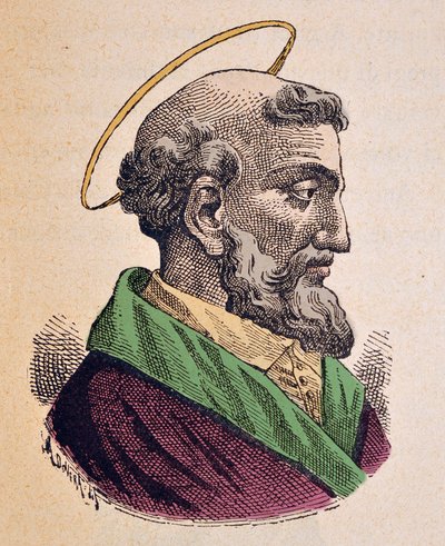 Porträt von Papst Hyginus (136/138-142) von Italian School