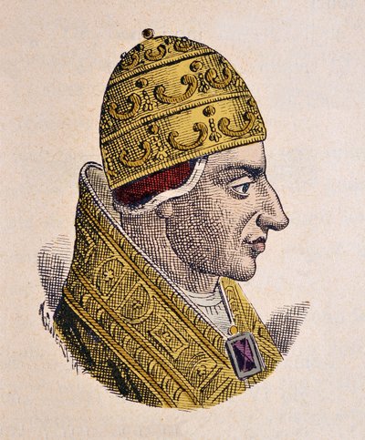 Porträt von Papst Johannes XVII (1003) von Italian School