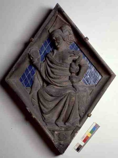 Prudence, Reliefkachel vom Campanile von Italian School
