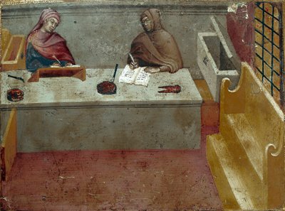 Darstellung eines Kämmerers, Assistent eines Kopisten (1388) von Italian School