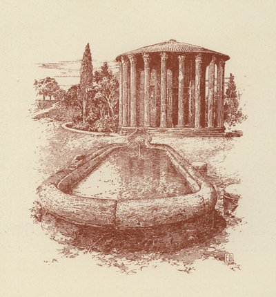 Rom, Tempel der Vesta von Italian School