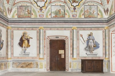 Raum des Jupiter und Merkur: Apollo und Diana von Italian School
