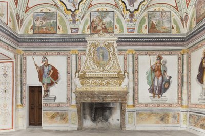 Zimmer des Jupiter und Merkur: Mars und Minerva von Italian School