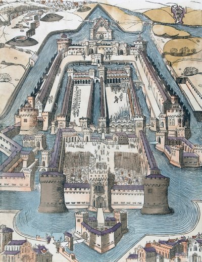 Sforza-Schloss, Mailand, Italien 16. Jahrhundert von Italian School
