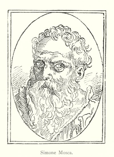 Simone Mosca (Gravur) von Italian School