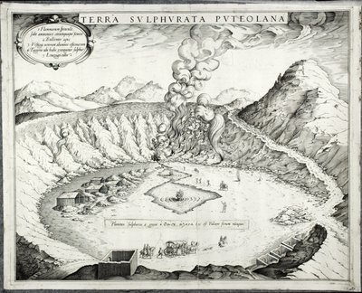 Solfatara-Vulkan, Pozzuoli, Neapel von Italian School