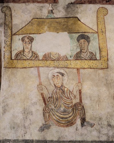 St. Proculus schwingt am Seil (Detail) von Italian School