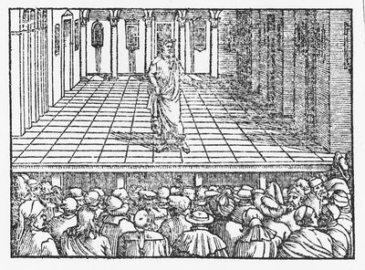 Terence Bühne, ca. 1563 von Italian School