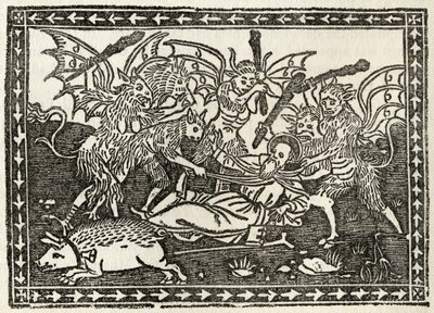 Die Bastonade des Heiligen Antonius, aus 
