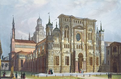 Die Kartause bei Pavia aus Ansichten von Mailand und seiner Umgebung von Italian School