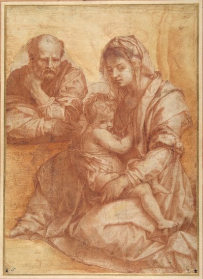 Die Heilige Familie ruht, nach Andrea del Sarto von Italian School