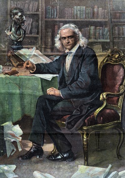 Theodor Mommsen, deutscher Historiker und Politiker (Nobelpreis für Literatur 1902) - in 