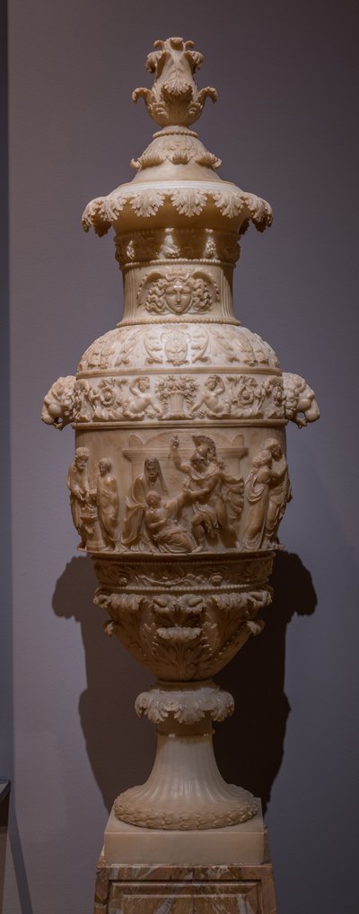 Vase mit klassischer Szene: Das Opfer der Polyxena, ca. 1825 von Italian School