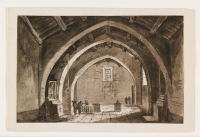 Ansicht eines Kircheninneren, frühes 19. Jahrhundert von Italian School