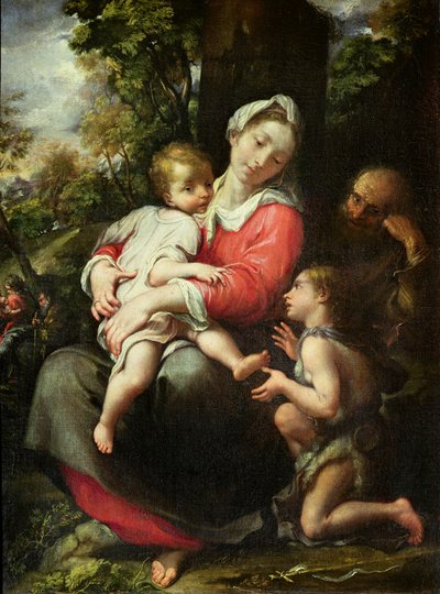 Madonna mit Kind, Schule von Parma von Italian School