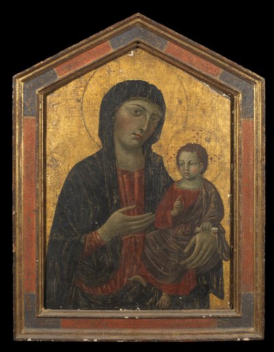 Jungfrau und Kind, Fälschung im Stil von Cimabue von Italian School