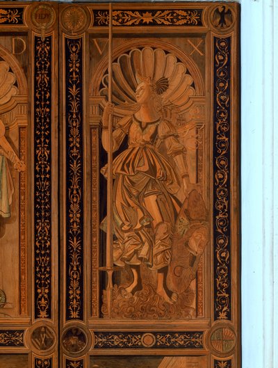 Detail einer der Türen im Sala degli Angelo, Palazzo Ducale, Urbino von Italian School Italian School