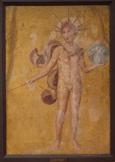 Apollo-Helios mit Kugel, ca. 2. Hälfte 1. Jahrhundert von Italian school