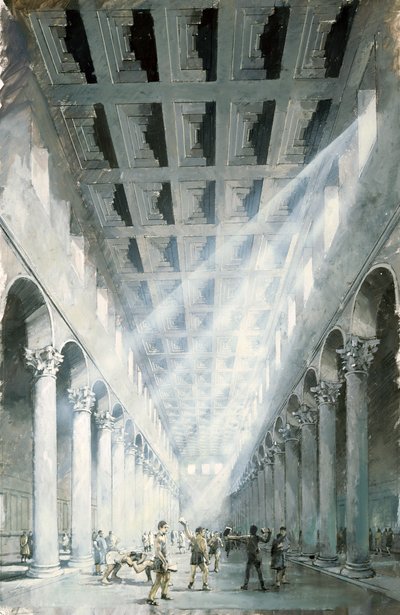 Römische Stadt Wroxeter, 2. Jahrhundert, ca. 1990-2010 von Ivan Lapper