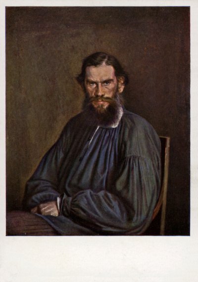 Leo Tolstoi, russischer Romanautor, Kurzgeschichtenschreiber und Dramatiker von Ivan Nikolaevich Kramskoy