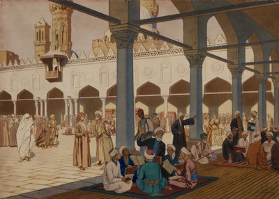 Hof der Al-Azhar-Moschee und Universität, Kairo, 1928 von Ivan Yakovlevich Bilibin