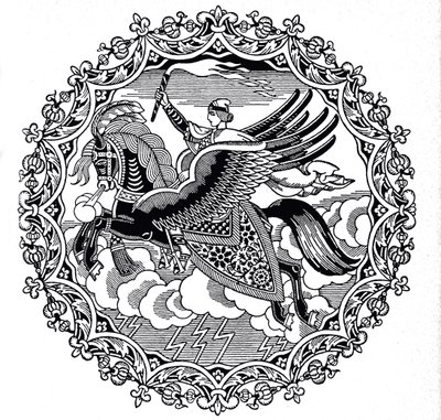 Ilja Muromez, 1934 von Ivan Yakovlevich Bilibin