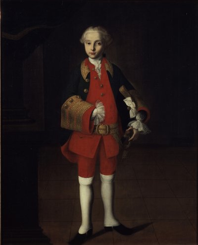 Porträt von Graf Wilhelm Georg von Fermor 1749-1828, ca. 1750 von Ivan Yakovlevich Vishnyakov