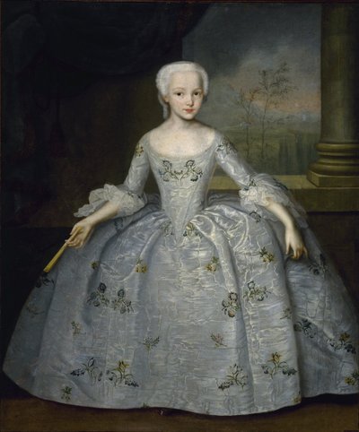 Porträt von Sarah Eleanore von Fermor, um 1750 von Ivan Yakovlevich Vishnyakov