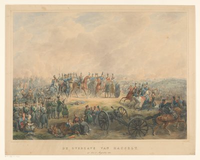 Übergabe von Hasselt am 8. August 1831 von Izaak Schouman
