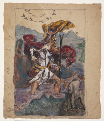 Studie nach Dürer: Der Heilige Christophorus II von J.A. Jerichau