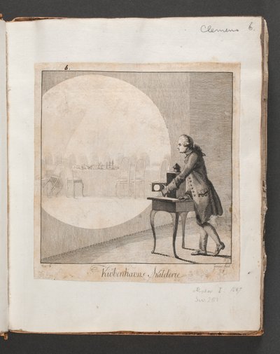 "Kiøbenhavns Skilderie". Nr. 6 von J.F. Clemens