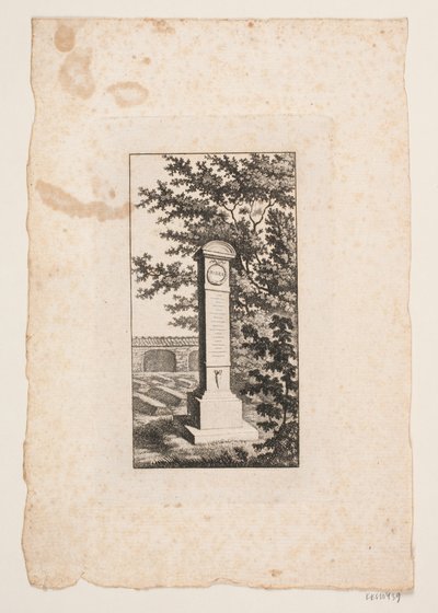 Gedenkstätte für den Autor Hans Vilhelm Riber von J.F. Clemens