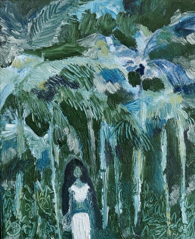 Tropische Waldfrau von JMF FINE ART