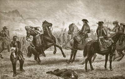 Wilhelm III. bei der Belagerung von Namur, graviert von Butterworth und Heath von J.M.L. Ralston