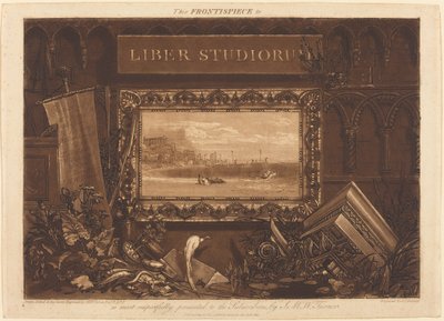 Frontispiz von Joseph Mallord William Turner