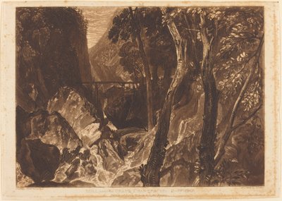 Mühle bei der Grande Chartreuse, veröffentlicht 1816 von Joseph Mallord William Turner