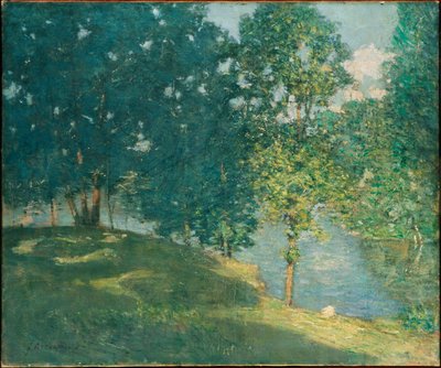 Nachmittag am Teich von J. Alden Weir